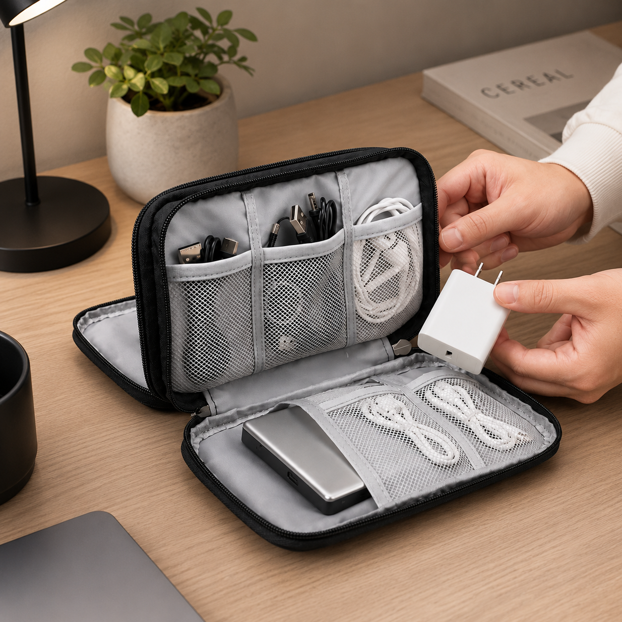 CarryVault Pro™ | 持ち運ぶ・整理する ガジェット収納ポーチ